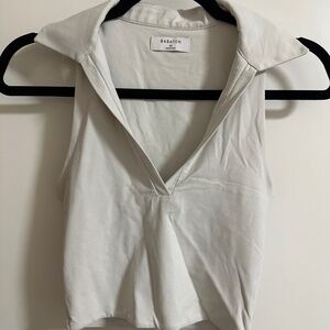 Aritzia Babaton Crop Top Polo